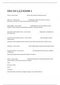  CRJ CH 1&comma;2&comma;3 EXAM 1 Questions With Multiple Choices And Verified Answers