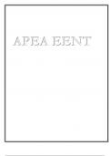 Exam &lpar;elaborations&rpar; APEA EENT