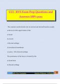 CCI - RVS Exam Prep Questions and Answers 100&percnt; pass