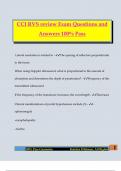 CCI RVS review Exam Questions and Answers 100&percnt; Pass