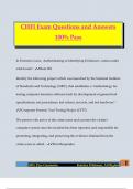 CHFI Exam Questions and Answers 100&percnt; Pass