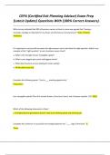 CEPA &lpar;Certified Exit Planning Advisor&rpar;  Exam Prep with Correct Answers &lpar;100&percnt; Guaranteed Pass&rpar;&period; 