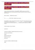 NUR 129 final EXAM 133 SOLUTIONS CORRECT&period;