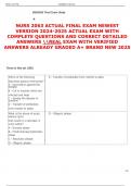 NURS 2063 ACTUAL FINAL EXAM NEWEST  VERSION 2024-2025 ACTUAL EXAM WITH  COMPLETE QUESTIONS AND CORRECT DETAILED  ANSWERS REAL EXAM WITH VERIFIED  ANSWERS ALREADY GRADED A&plus; BRAND NEW 2025