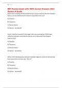 RBT Practice Exam with 100&percnt; Correct Answers 2025 Version A Grade