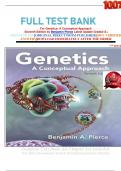 FULL TEST BANK For Genetics&colon; A Conceptual Approach  Seventh Edition by Benjamin Pierce Latest Update Graded A&plus;      