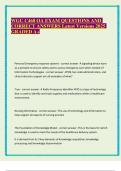 WGU C468 OA EXAM QUESTIONS AND CORRECT ANSWERS Latest Versions 2025 GRADED A&plus;