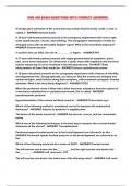 DMS 400 EXAM QUESTIONS WITH CORRECT ANSWERS 