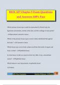 BIOL 227 Chapter 5 Exam Questions and Answers 100&percnt; Pass