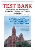 Test Bank for Government and Not-for-Profit Accounting&colon; Concepts and Practices 9th Edition by Granof