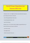 Biol 227 Exam 5 Questions and Answers 100&percnt; Pass