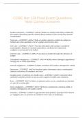 CCBC Nur 129 Final Exam Questions With Correct Answers
