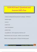 NUR 342 Exam 1 Questions and Answers 100&percnt; Pass