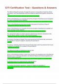  CITI Certification Test &ndash; Questions & Answers 