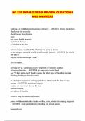 NP 235 EXAM 2 DEB&rsquo;S REVIEW QUESTIONS AND ANSWERS