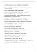 CSS 202 EXAM 1QUESTIONS AND ANSWERS