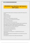 BNMN501 Exam Questions And Answers 2025 Update&period;
