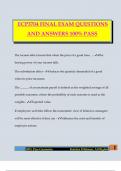 ECP 3704 Bundled Exams Questions and Answers 100&percnt; Pass Guaranteed