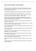 MSU CSS 202 EXAM 1 AND QUIZZES