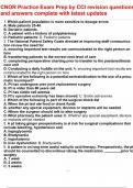 CNOR Exam for Competency & Credentialing Institute &lpar;CCI&rpar; all complete set package deal with latest updates