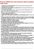 Prep for CNOR intro exam specifics latest complete cheat sheet&period;pdf