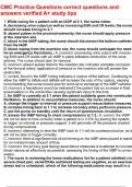 CMC Practice Questions correct questions and answers verified A&plus; study tips&period;pdf