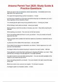  Arizona Permit Test 2025&colon; Study Guide & Practice Questions 