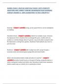NUR661 EXAM 1 &sol;NUR 661 MARYVILLE EXAM 1 WITH COMPLETE  QUESTIONS AND CORRECT VERIFIED ANSWERS&lpar;DETAILED ANSWERS&rpar;  ALREADY GRADED A&plus; 100&percnt; GUARANTEED TO PASS CONCEPTS&excl;&excl;&excl;
