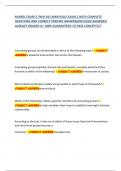 NUR661 EXAM 2 &sol;NUR 661 MARYVILLE EXAM 2 WITH COMPLETE  QUESTIONS AND CORRECT VERIFIED ANSWERS&lpar;DETAILED ANSWERS&rpar;  ALREADY GRADED A&plus; 100&percnt; GUARANTEED TO PASS CONCEPTS&excl;&excl;&excl; 
