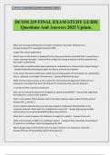 DCOM 219 FINAL EXAM STUDY GUIDE Questions And Answers 2025 Update&period;