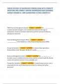 FOB105 FM BODY OF KNOWLEDGE &lpar;FMBOK&rpar; EXAM WITH COMPLETE  QUESTIONS AND CORRECT VERIFIED ANSWERS&lpar;DETAILED ANSWERS&rpar;  ALREADY GRADED A&plus; 100&percnt; GUARANTEED TO PASS CONCEPTS&excl;&excl;&excl;