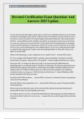 Devoted Certification Exam Questions And Answers 2025 Update&period;