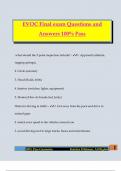EVOC Final exam Questions and Answers 100&percnt; Pass