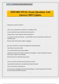EDF1005 FINAL Exam Questions And Answers 2025 Update&period;