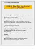 EDF2085 - Final Exam Questions And Answers 2025 Update&period;
