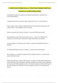 CA Real Estate Principles Exam &vert; CA Real Estate Principles Final Exam&sol; Questions & Certified Solutions&period;&lpar;2025&rpar;