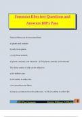 Forensics fiber test Questions and Answers 100&percnt; Pass
