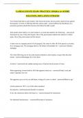 CA REAL ESTATE EXAM- PRACTICE&sol; 110 Q&A&sol; A&plus; SCORE SOLUTION&period;&vert; 2025 LATEST UPDATED