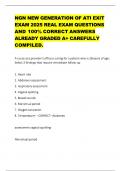 NGN NEW GENERATION OF ATI EXIT EXAM 2025 REAL EXAM QUESTIONS AND 100&percnt; CORRECT ANSWERS ALREADY GRADED A&plus; CAREFULLY COMPILED&period; 
