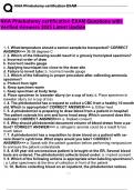 NHA Phlebotomy certification EXAM Questions with Verified Answers 2025 Latest Update  