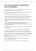 UTK SCM 413 EXAM 1 QUESTIONS 100&percnt; ANSWERED&period;