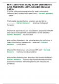 HIM 1000 Final Study EXAM QUESTIONS AND ANSWERS 100- SOLVED &lpar;Newest 2025