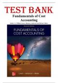 Test Bank for Fundamentals of Cost Accounting&comma; 7th Edition by William Lanen