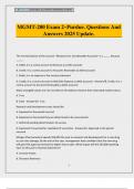 MGMT-200 Exam 2~Purdue&period; Questions And Answers 2025 Update&period;