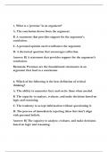 B250A Module 1 Exam &lpar;Critical Thinking&rpar; 4