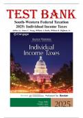 Test Bank for South-Western Federal Taxation 2025&colon; Individual Income Taxes&comma; 48th Edition by James C&period; Young