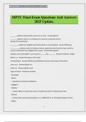 MPTC Final Exam Questions And Answers 2025 Update&period;