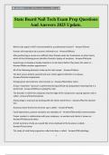 State Board Nail Tech Exam Prep Questions And Answers 2025 Update&period;