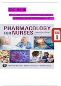 TEST BANK FOR ADAM&rsquo;S PHARMACOLOGY FOR NURSES&colon; A PATHOPHYSIOLOGIC APPROACH&comma; &vert;7TH EDITION &vert; ALL CHAPTERS &vert; UPDATED 2024