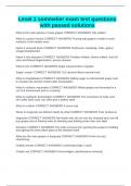 Level 1 sommelier exam test questions with passed solutions